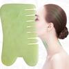 ARTIBETTER 1pc Jade Massage Comb Guasha Comb Jade Hair Comb Jade Gua Sha Massage Tool Jade Massager for Head Caring, Relaxation