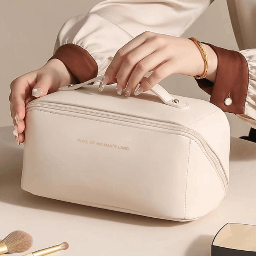 Portable Handheld Cosmetic Case Large Capacity Travel Toiletry Bag Pillow Makeup Bag  Travel