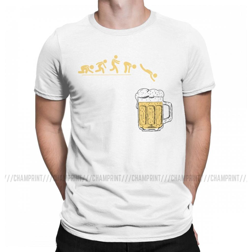 Funny Friday Beer Alcohol Weekend T Shirts Men 100% Cotton Vintage T-Shirt Round Neck Tees Short Sleeve Tops Plus Size