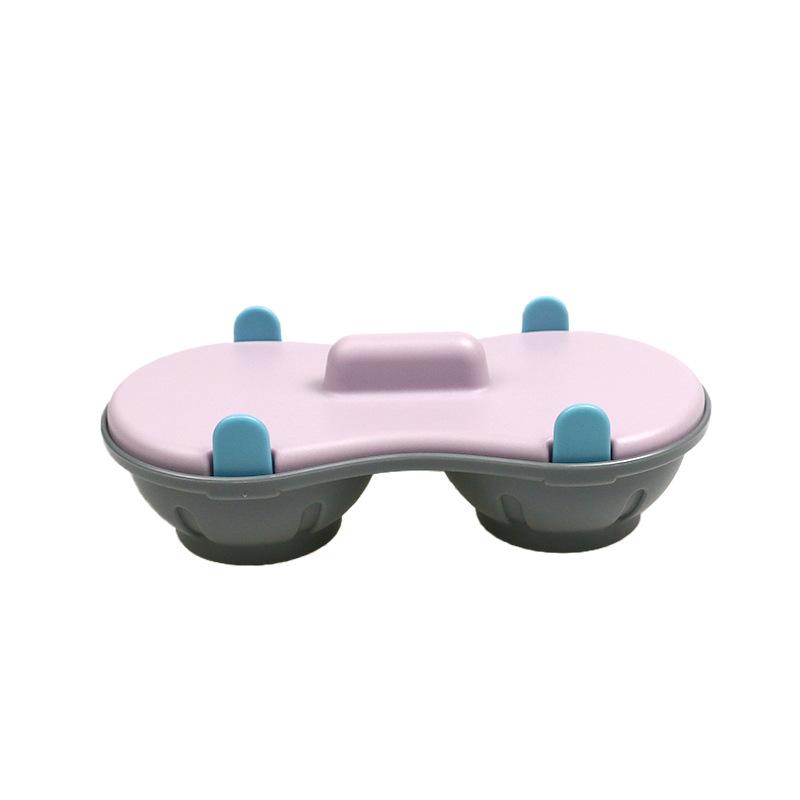 

Микроволновая печь Двойная яйцеварка Пашотница Плита-пашот Пароварка Посудомоечная машина Термостойкий кухонный гаджет розовый