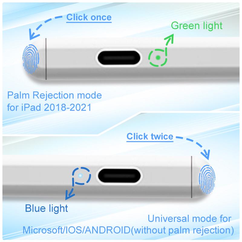 Popular Stylus for Ipad 2018-2024 Pen for Apple Pencil Magnetic Palm Rejection Touch Pencil Charge Drawing Writing Pen
