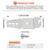 High Strength Dishwasher Installation Clips Home Dishwasher Mounting Clips Dishwasher Countertop Bracket Practical Mounting Part