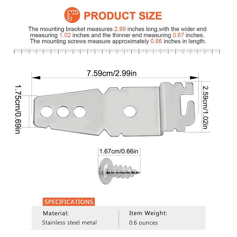 High Strength Dishwasher Installation Clips Home Dishwasher Mounting Clips Dishwasher Countertop Bracket Practical Mounting Part