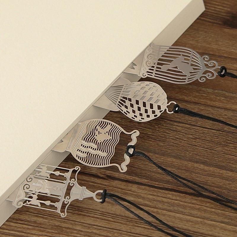 2pcs  Stainless Steel Pocket Rulers Metric Engraved Scale As Bookmark