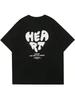 2025TShirt Summer Short Sleeve Harajuku Wo'unisex T-Shirt Heart Sporty Tshirt Cotton Casual Tees Y2k Clothes Hip Hop Streetwear Tops