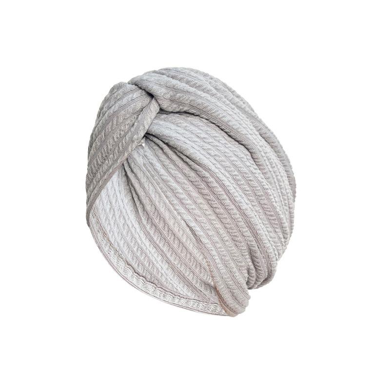 Thick Elastic Headscarf Hat Ethnic Style Cross Twist Hat Fashionable Versatile Headscarf Warm Chemotherapy Hat Hats & Caps Women’s