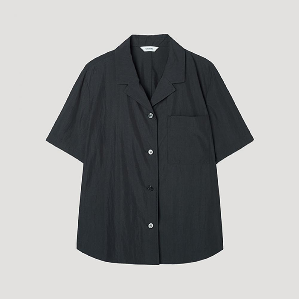 

She Smiss Open Collar Classic Shirt Swwstp22700 charcoal/55