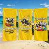 C-Cuphead-ES Animation Game Towel For Outdoor Camping Beach Towel Super Absorbent Quick-Drying Summer Towel