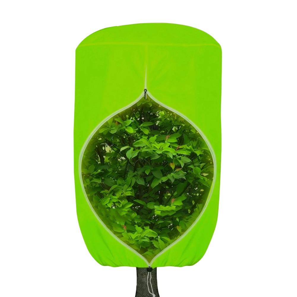 Dome Shaped Plant Cover with Double Closure for Adjustable and Secure For Winter Frost Protection of Outdoor Plants