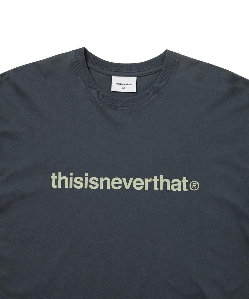THISISNEVERTHAT T-Logo L/S Tee Faded Navy
