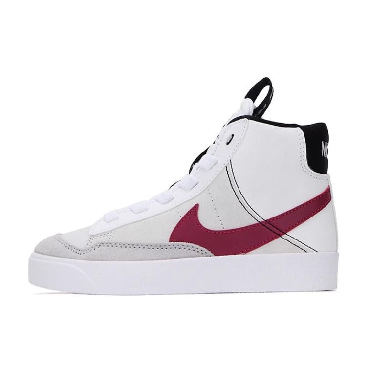 Nike Blazer Mid '77 Se 'Dance White Rush Maroon' Ps Sneakers Skateboard Shoes DH8641-101