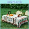 Bohemian Style Outdoor Picnic Blanket With Thick Cotton Linen For Camping And Garden Use