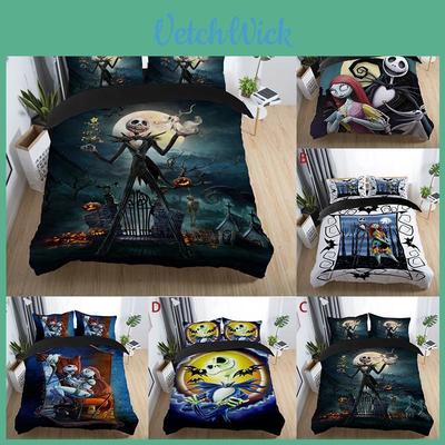 Custom Digital Print 90gsm Nordic Style Three Piece Bedding Set With Pillow Cases And Duvet Cover