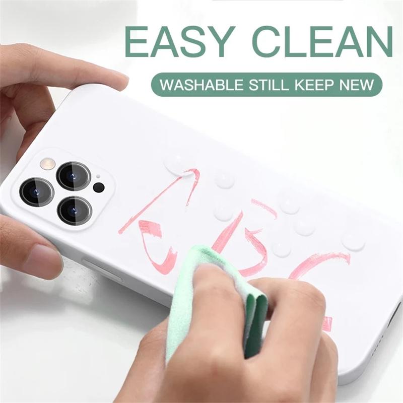 For For Iphone 15 14 13 11 12 Pro Max Mini Case Official Square Liquid Silicone Case For For Iphone X XS XR  7 8 Plus SE Cover