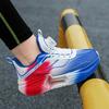 Boys' rotating buckle sneakers 2025 new summer children's and adolescents' running shock-absorbing mesh breathable running shoes