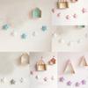 Cute Nordic 5Pcs Stars Hanging Ornaments Banner Bunting Party Kid Bed Room Decor