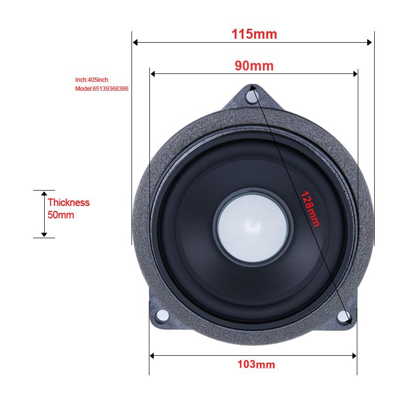 4.5 inch Car Door Horn Midrange For BMW F10 F11 F90 E81 E82 E84 E87 E88 E90 E91 E92 E93 135 series Speaker HIFI audio upgrade