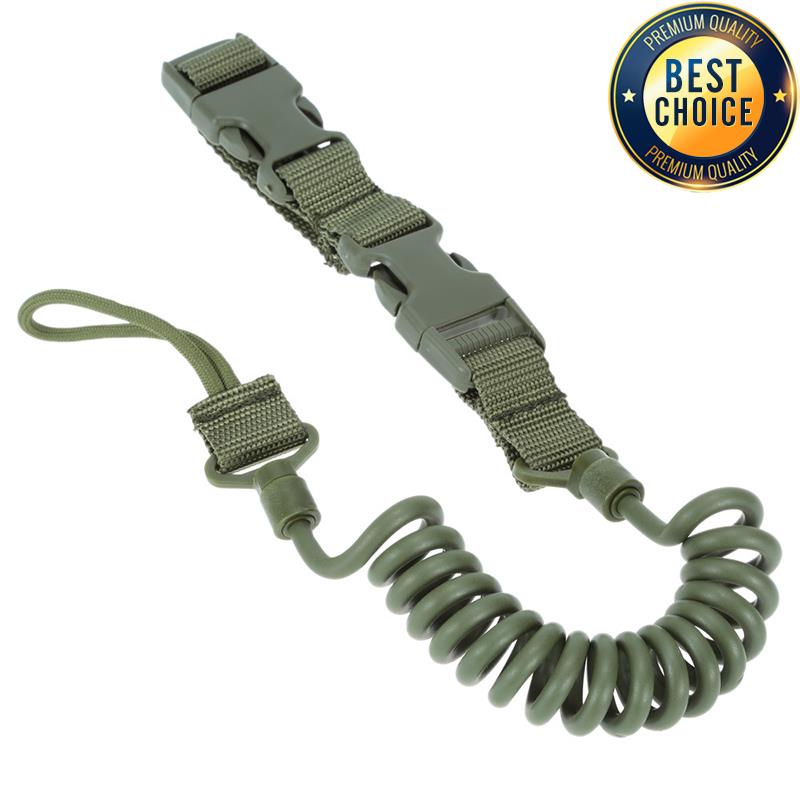 Tactical Two Point Rifle Sling Lanyard Spring Multipurpose Gun Rifle Sling Strap Pistol Shooting Shotgun Accessories