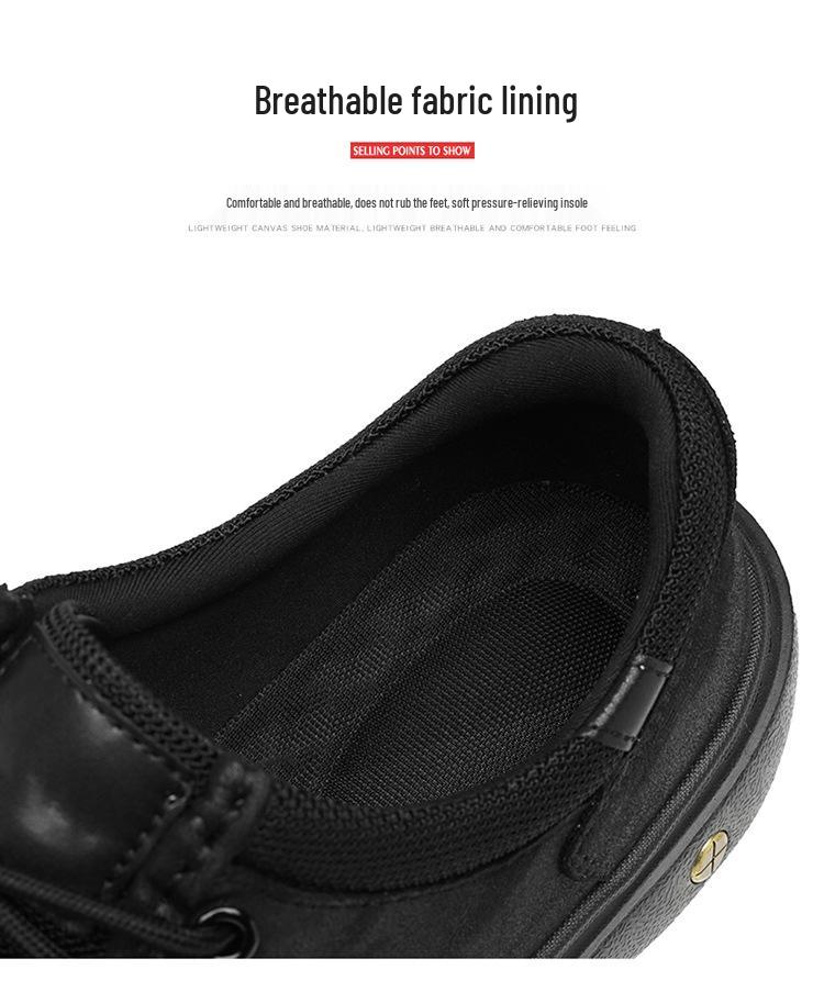 2026 Matte Leather Men's Casual Shoes - Lightweight, Wear-Resistant, Retro Style with Thick Sole - Trendy Spring Driving Footwear