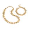 Gold-Plated Four-Leaf Clover Clavicle Necklace - Elegant European & American Fashion for Women