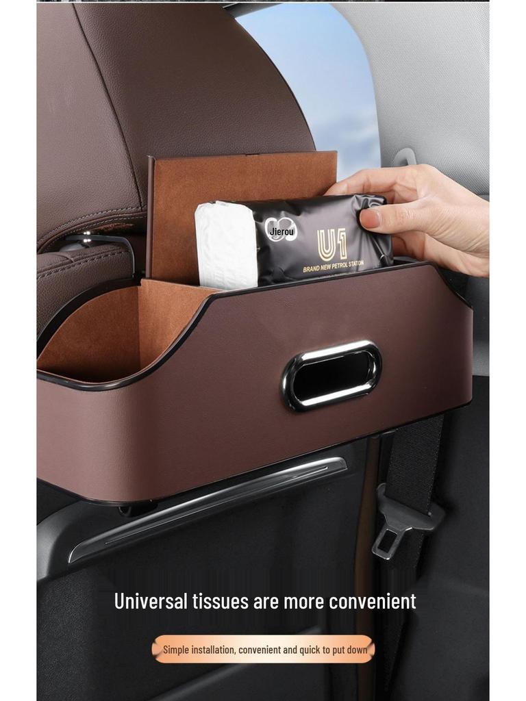 Multifunctional Car Seat Back Organizer and Storage Box