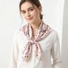 Lightweight Musical Note Shawl Breathable Square Headscarf Elegant Square Scarf  Bag Accessories