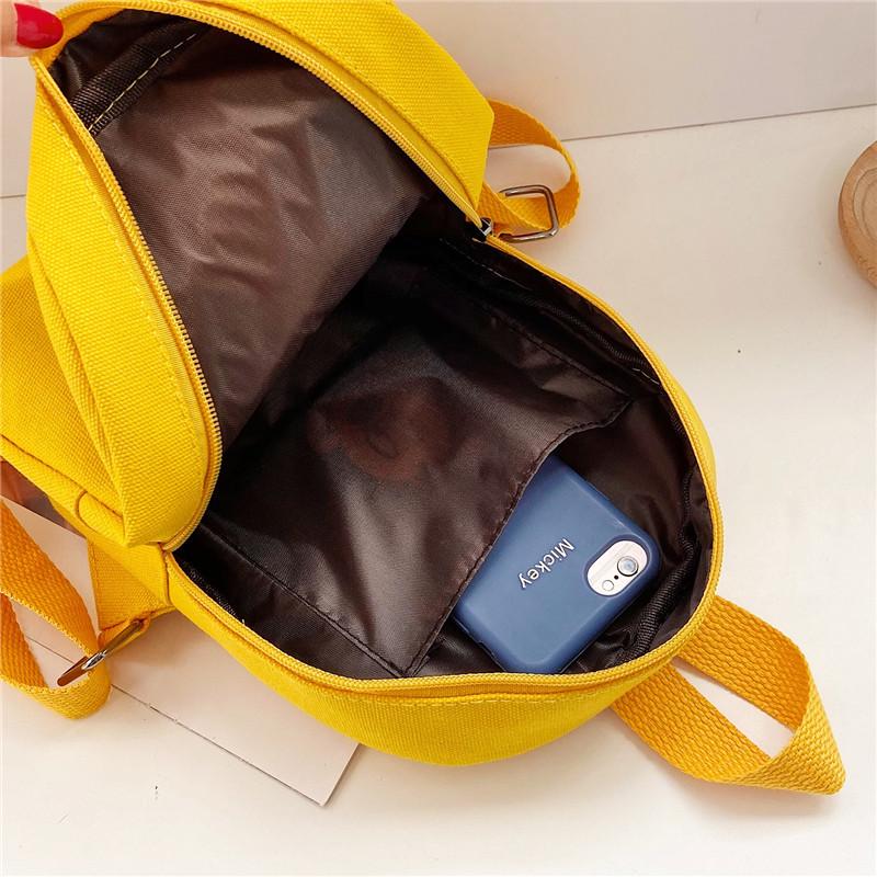 2023 New Cartoon Canvas Backpack for Kids, Ages 3-6, Trendy Kindergarten Bag for Boys and Girls