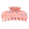 Fashion Hair Barrettes for Girls Colorful Polka Dot Claw Clip Women, Sweet Macaron Style Non-slip Shark Half Up Bun Clips Gripper Thick Hair,