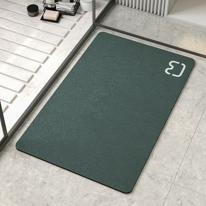 Disposable Diatom Ooze Cushion Toilet Bathroom Mats Minimalist Indoor Scrubbing PVC Foot Pad Entry Door High-End