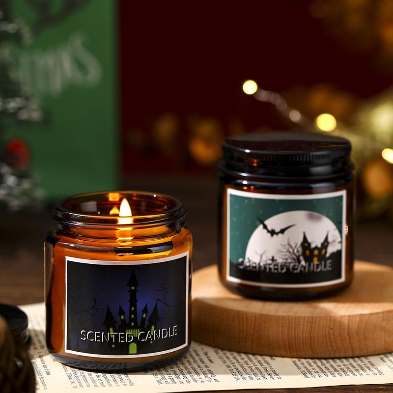 Halloween Scented Candles Creative Decoration Pumpkin Ghost Home Ornament Holiday Funny Candles