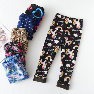 Girls Leggings Autumn and Winter Thicken Warm Girl Pants Kids Clothes