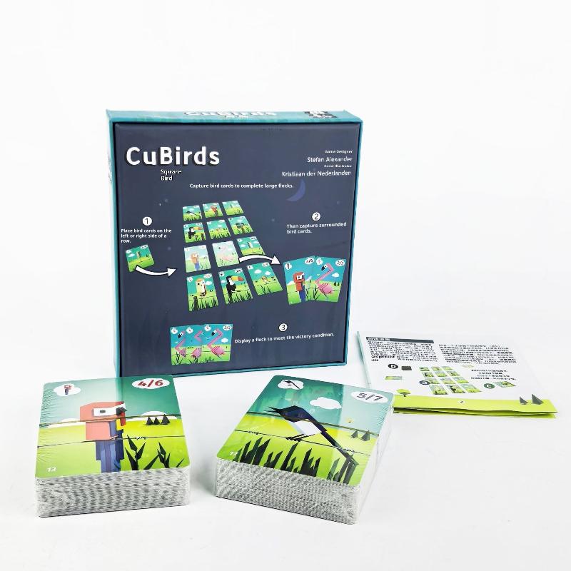 1 Set Schattig Strategie Vrije Tijd Party Kaartspel Cubirds Bordspel Voor Families En Vrienden Familiespel 20 Minuten