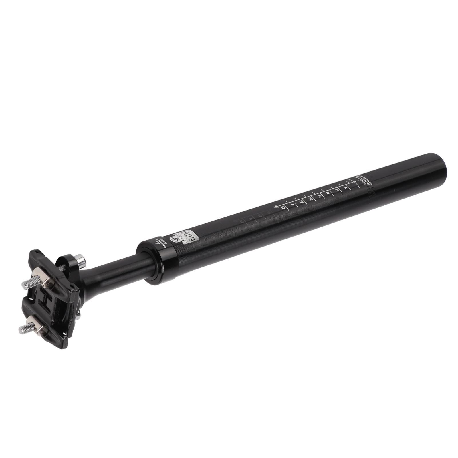 

LUNJE Mountain Bike Suspension Seatpost Shock Tube 31.6x400mm Aluminum Alloy Black