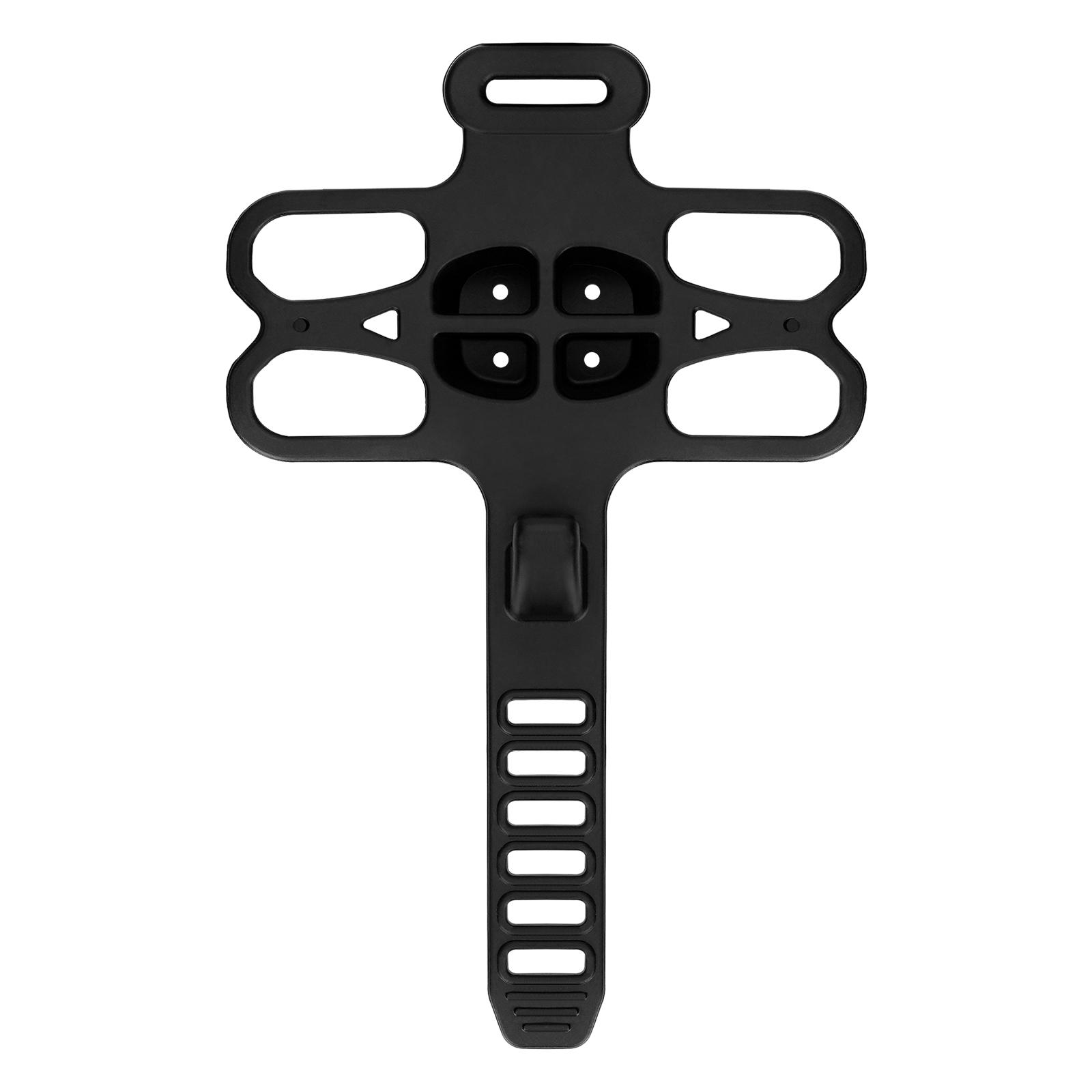 

Shockproof Non Slip Bike Phone Mount Adjustable Design With Silicone Strap For Mountain And Road Bike Cycling Navigation Accesso чёрный
