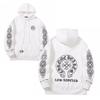 815 CHROME HEARTS 2025 Høst og Vinter Ny Pluss Størrelse Klassisk Stil Logo Hettegenser, Egnet for Par å Bruke