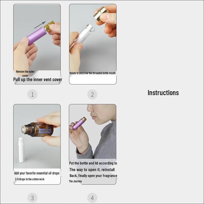 Essential Oil Nasal Inhaler Stick