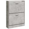 Vidaxl Shoe Cabinet, Concrete Grey, 59X17X81 Cm