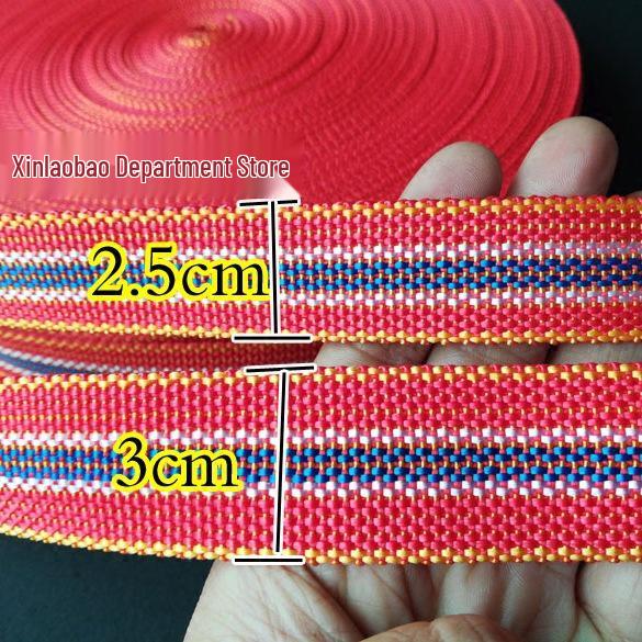 Zesílený polypropylenový popruh pro zajištění nákladu s vázacími lany a popruhovinou