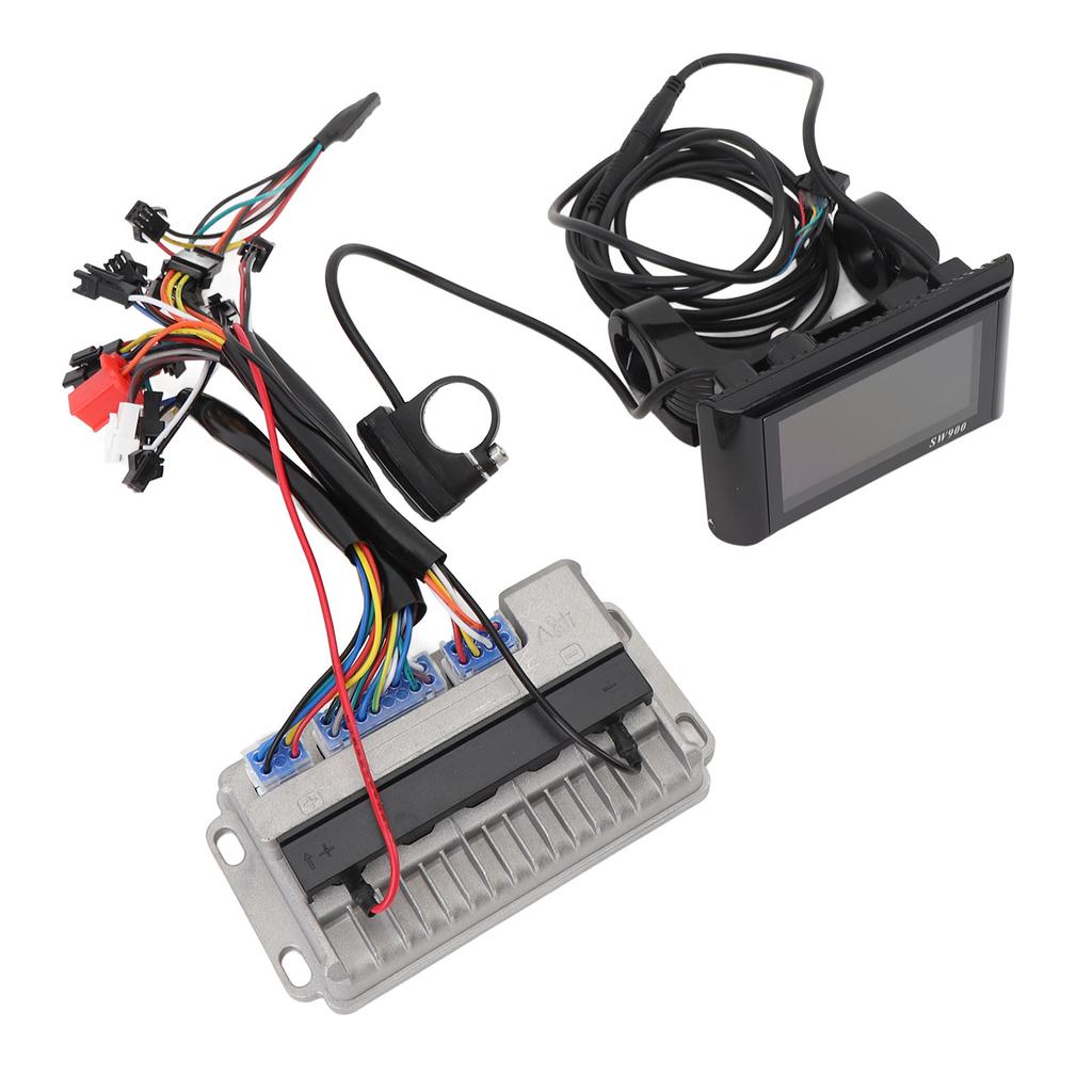 LCD Display Brushless Motor Controller Kit 36V 48V 60V 500W 28A Aluminum Alloy Water Resistant