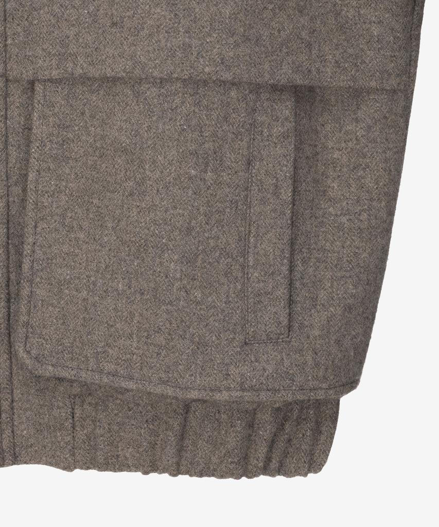 Mindbridge [Hoite] Deformed Tissue Blouson