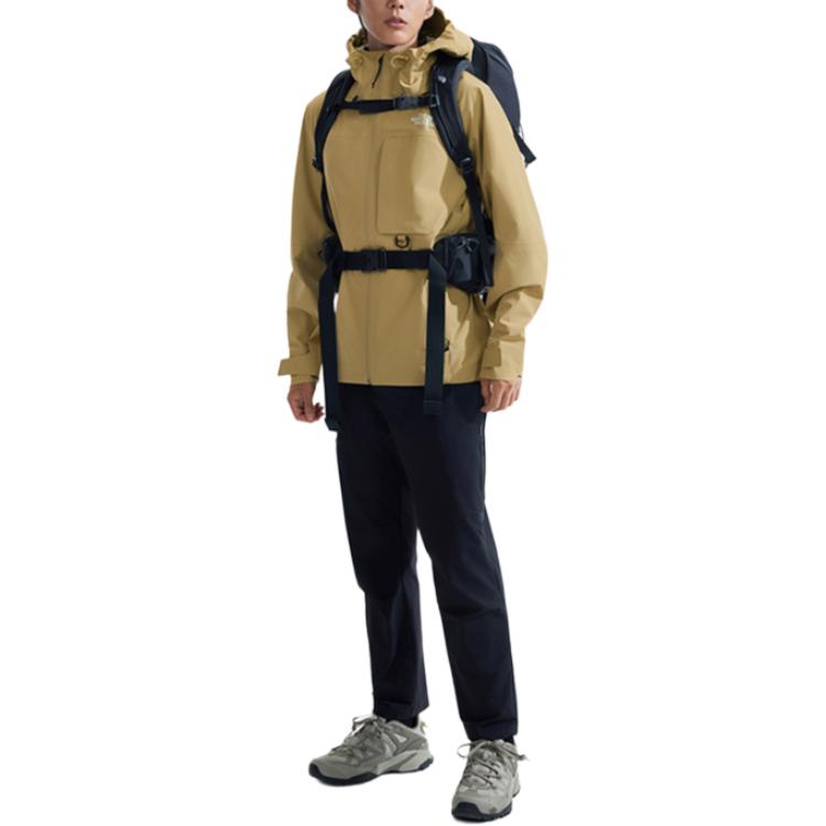 The North Face Stormpeak Waterproof, Windproof, And Breathable Windbreaker Jacket Men's Stone Tan NF0A89ZJ-LK5