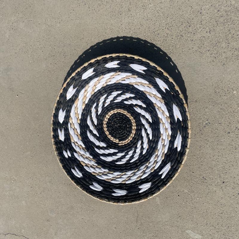 Nordic Straw Cattail Wall Art Ornament for Bedroom Decor