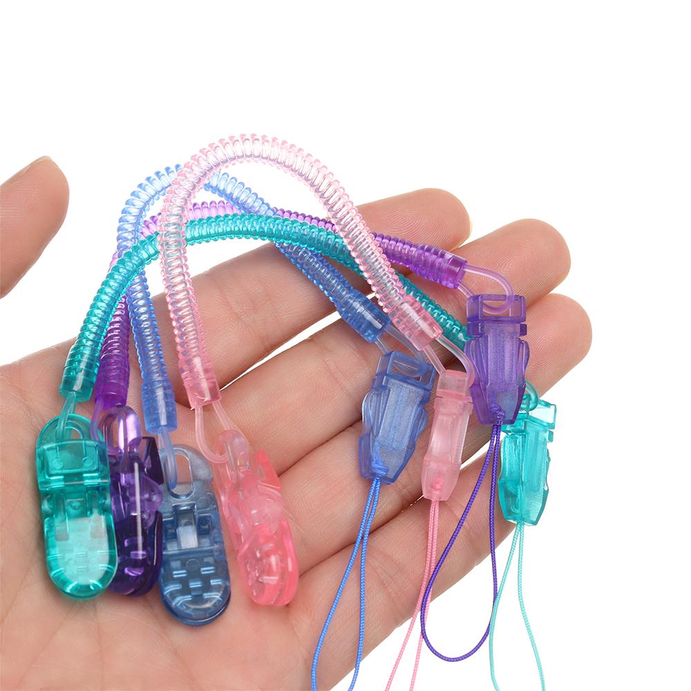 1PC Anti-lost Chain Chew Toy Soother Nipple Strap Pacifier Chain Baby Teething Dummy Clips