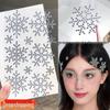Flocon de Neige Strass Auto-Adhésif Décorations Maquillage pour Noël