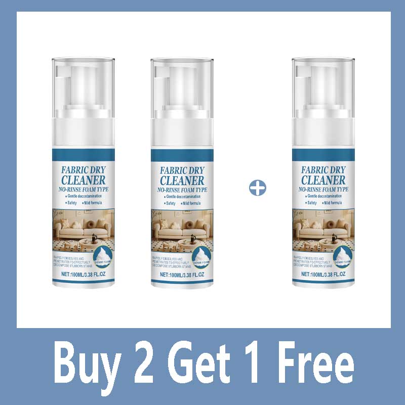 Fabric Sofa Foam Dry Cleaner Multi-Functional Cleaning Solution Clothing Stain Remover for Carpet Curtain No Water Needed Agent