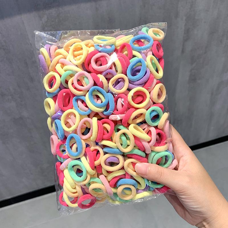 Elastic Hair Tie for Children and Women - Soft, Hair-Friendly Rubber Bands for Little Girls and Babies