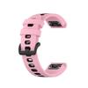 Replacement Straps Compatible for Garmin Fenix 7S 6S 6S Pro 5S 5S Pro Dual Color Watch Silicone Strap with Tool