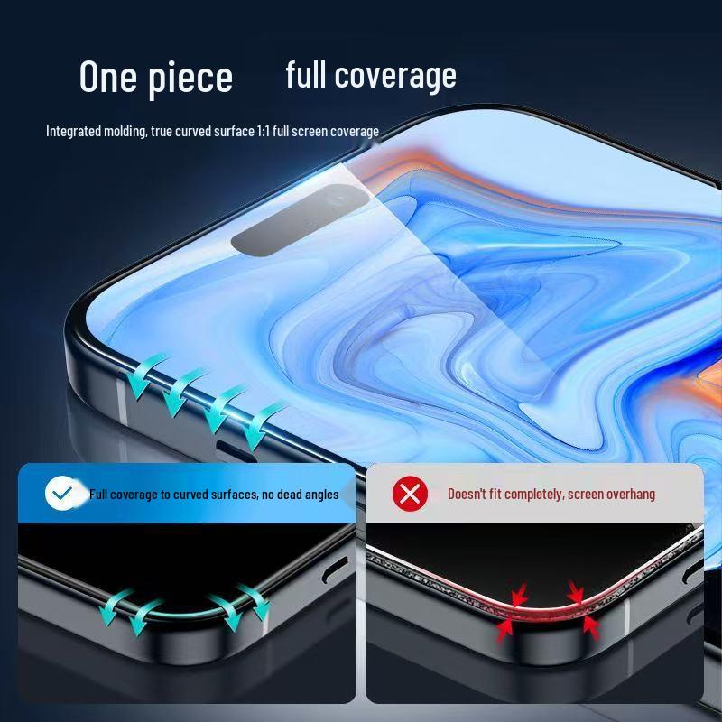 Apple X Series Full-Screen Anti-Fingerprint, Explosion-Proof, Drop-Resistant Tempered Glass Screen Protector