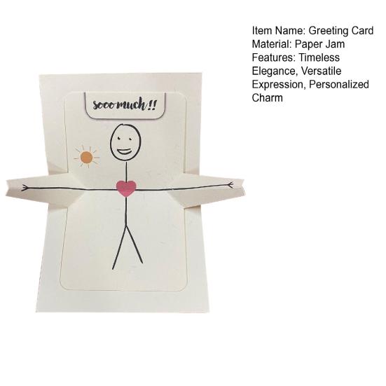 1/2/3Pcs Romantic Greeting Card I Love You Pop Up Card 3D Happy Anniversary Card Boyfriend Girlfriend Surprise Card