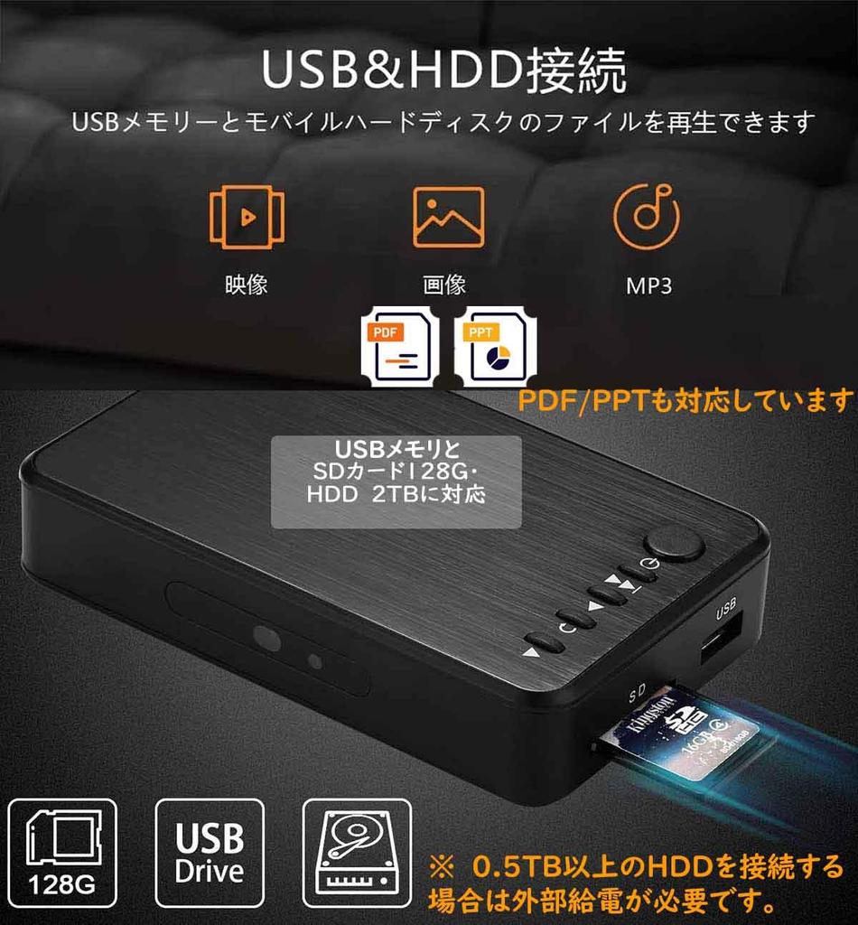 Mediaplayer Version 2024 4K Multimediaplayer HD-Player mit maximaler Auflösung SD-Speicher kompatibel Wiedergabe auf einem großen Bildschirm HDMI-Composite-Ausgang